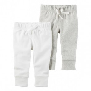 Carter´s 2pk pantalon gris y blanco