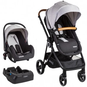 Coche Travel System Cosmos Bebesit Gris
