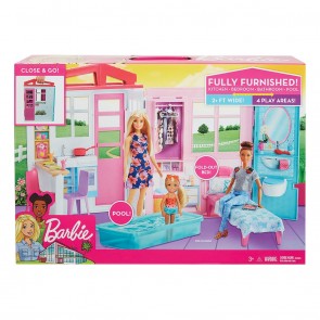 Muñeca Barbie Casa amueblada