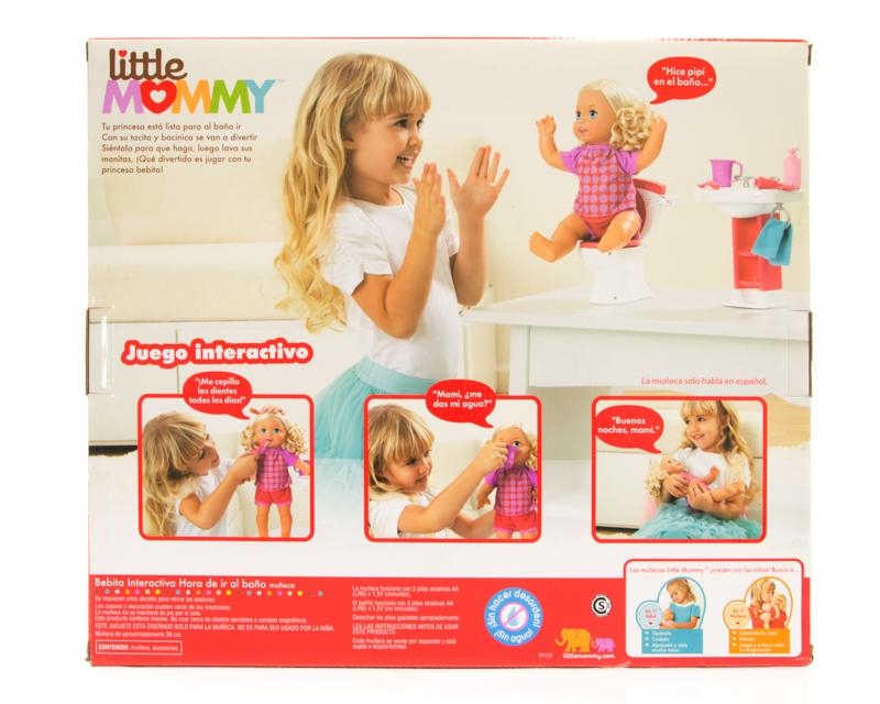 Little Mommy Hora de ir al Bano Bebote Petitbaby UY