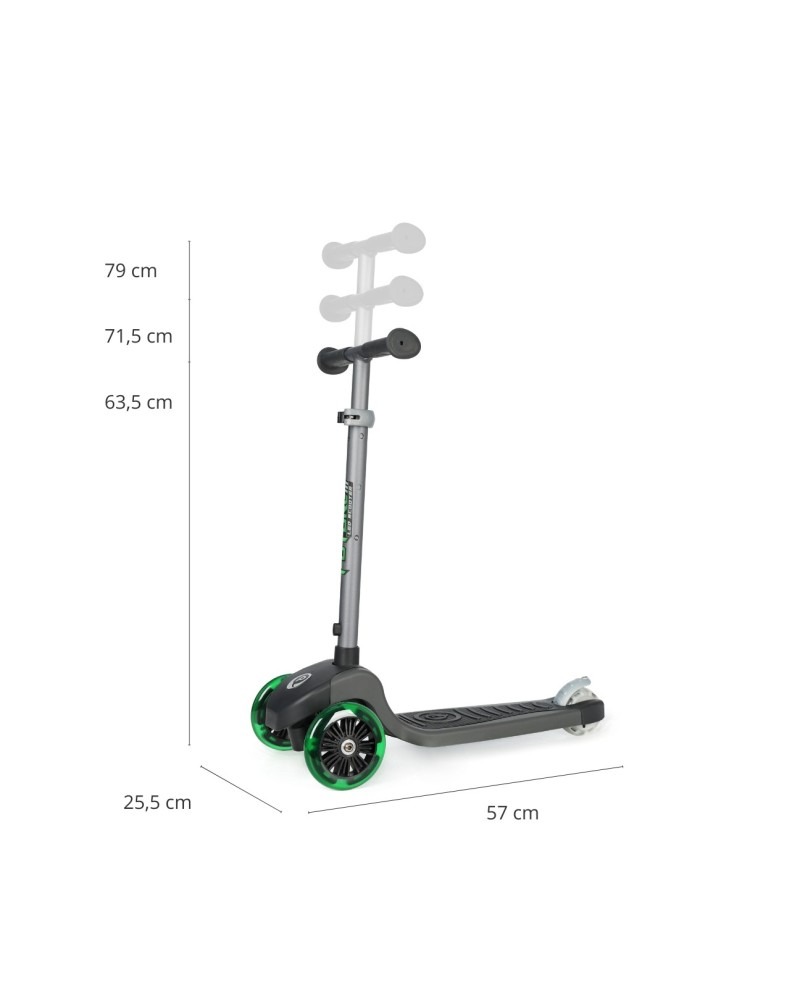 Monopatin Future Eco Con Luz Qplay