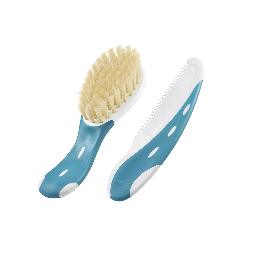 Set de Peine y Cepillo Nuk Cerdas Naturales1
