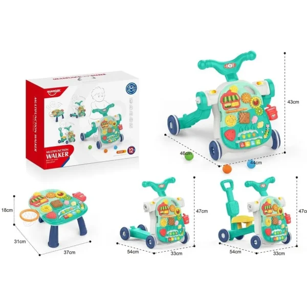 Caminador Evolutivo 4 en 1 Verde