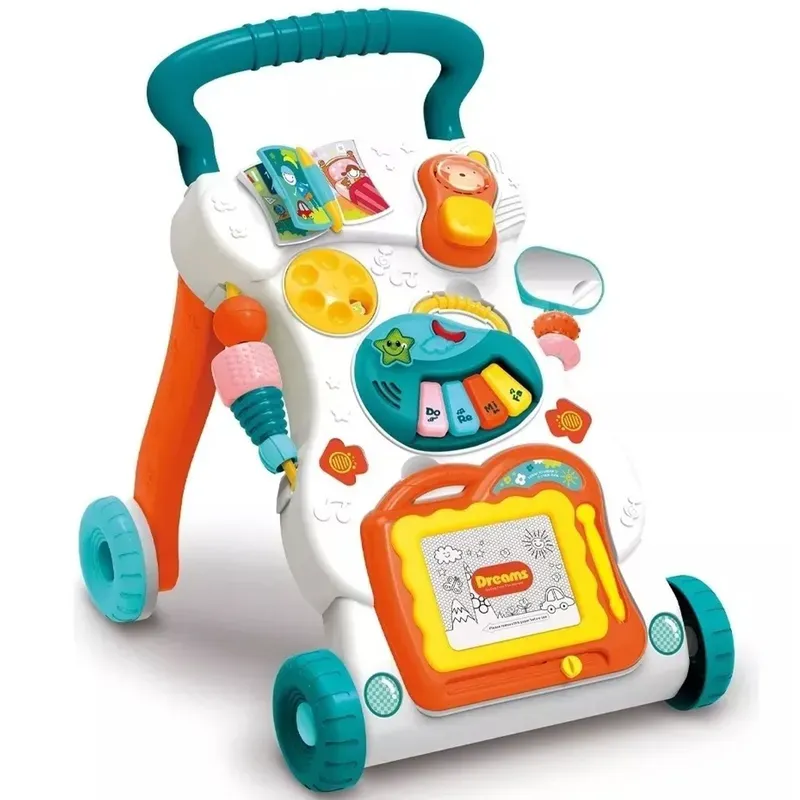 Caminador con Pizzarra y Actividades Verde - Imagen 3