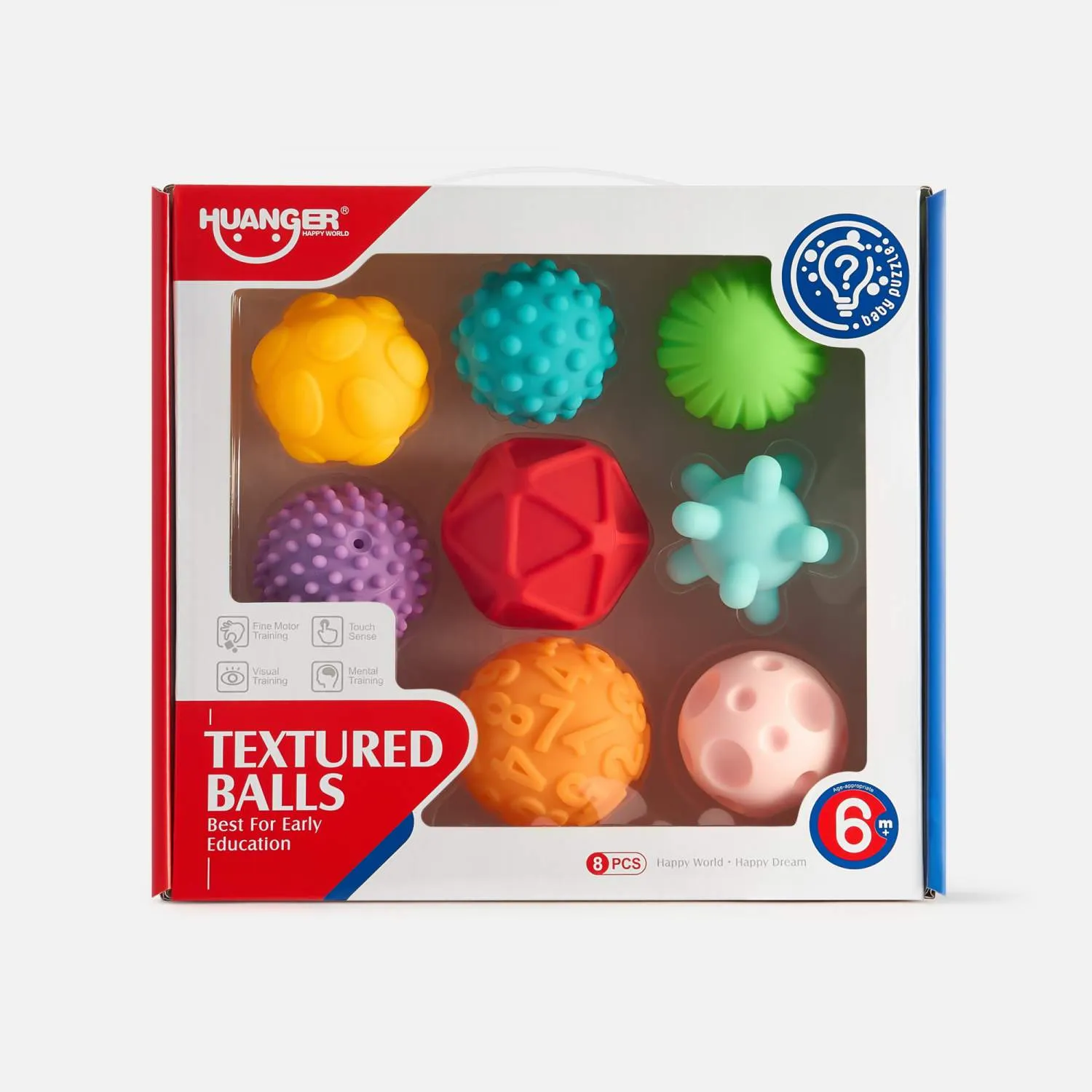 Pelotas Cognitivas de Silicona 8PCS - Imagen 3