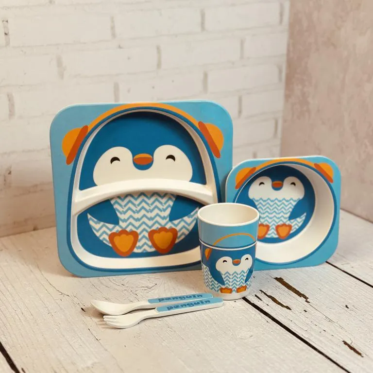 Set de Alimentación 5 piezas Bambú