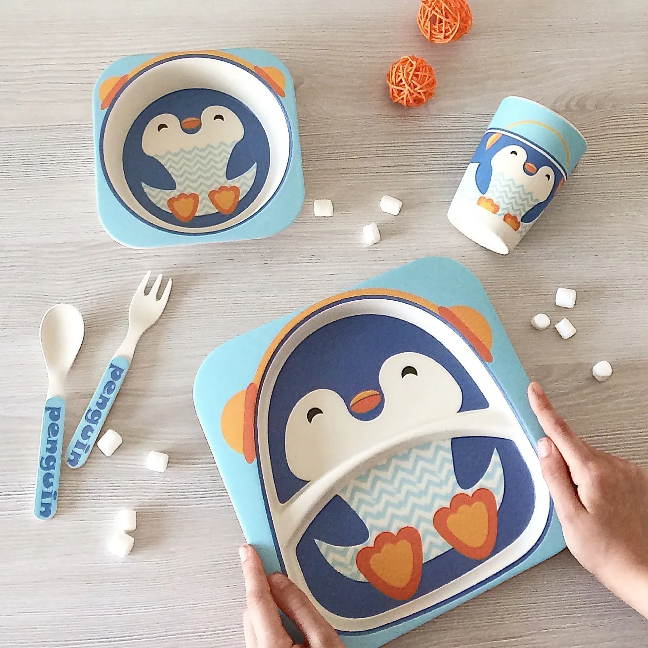 Set de Alimentación 5 piezas Bambú - Imagen 3