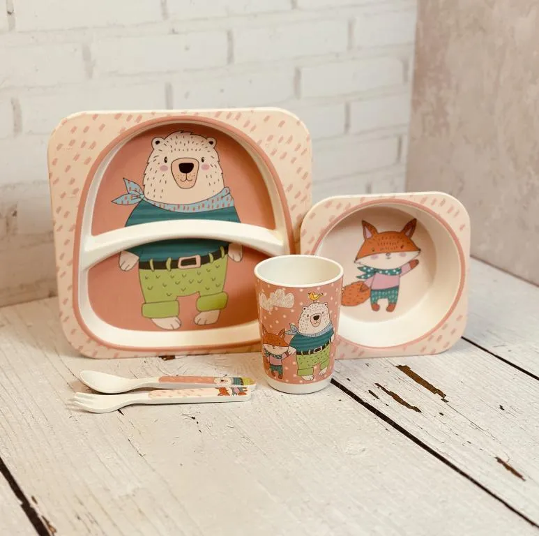 Set de Alimentación 5 piezas Bambú - Imagen 5