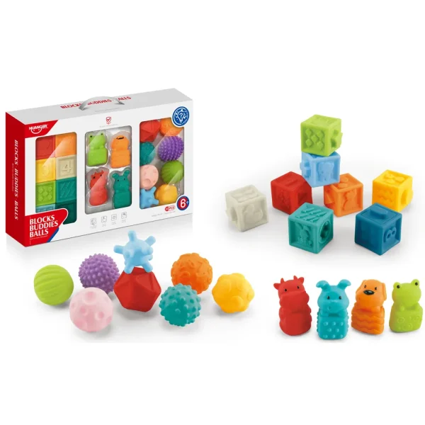 Set Cognitivo de Silicona 20PCS