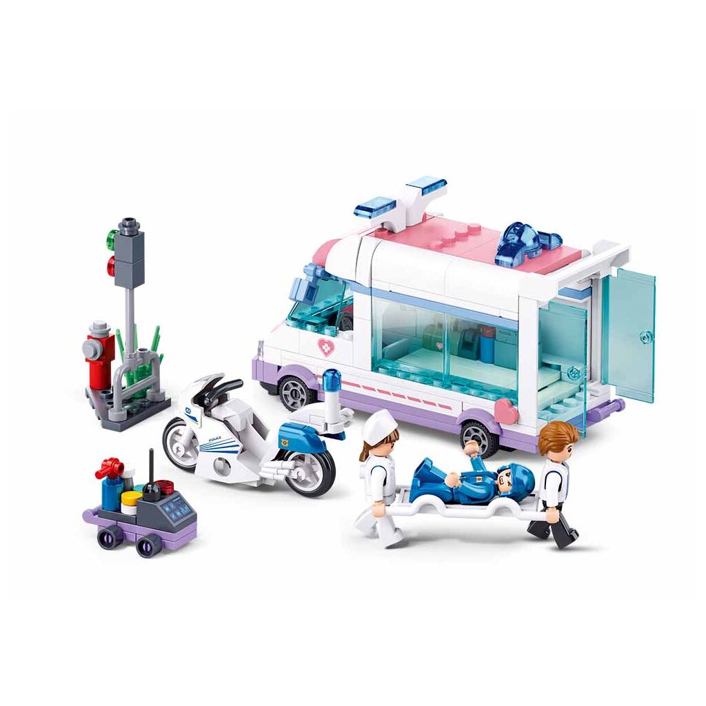 Sluban Metropolis Ambulancia 251 Pcs - Imagen 2