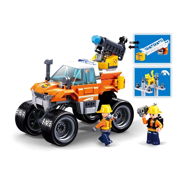 Sluban Metropolis Vehiculo de Reparacion Electrica  272pcs