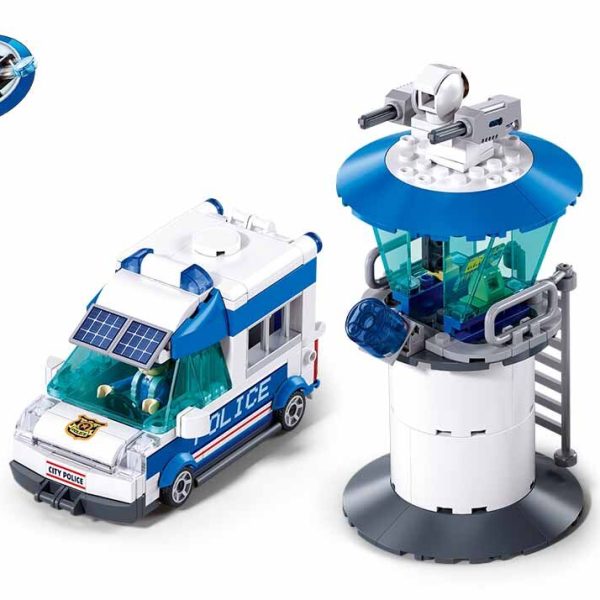 Sluban Metropolis Vehiculo y Torre de Control Policial 245 pcs