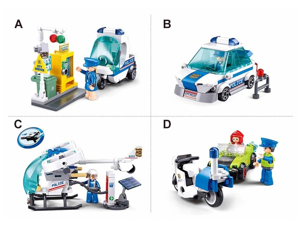 Sluban Metropolis Vehiculos de Policia Surtidos - Imagen 3