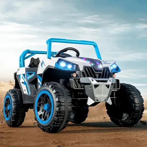 Jeep a Batería Polaris con Luces Led Bebesit Celeste